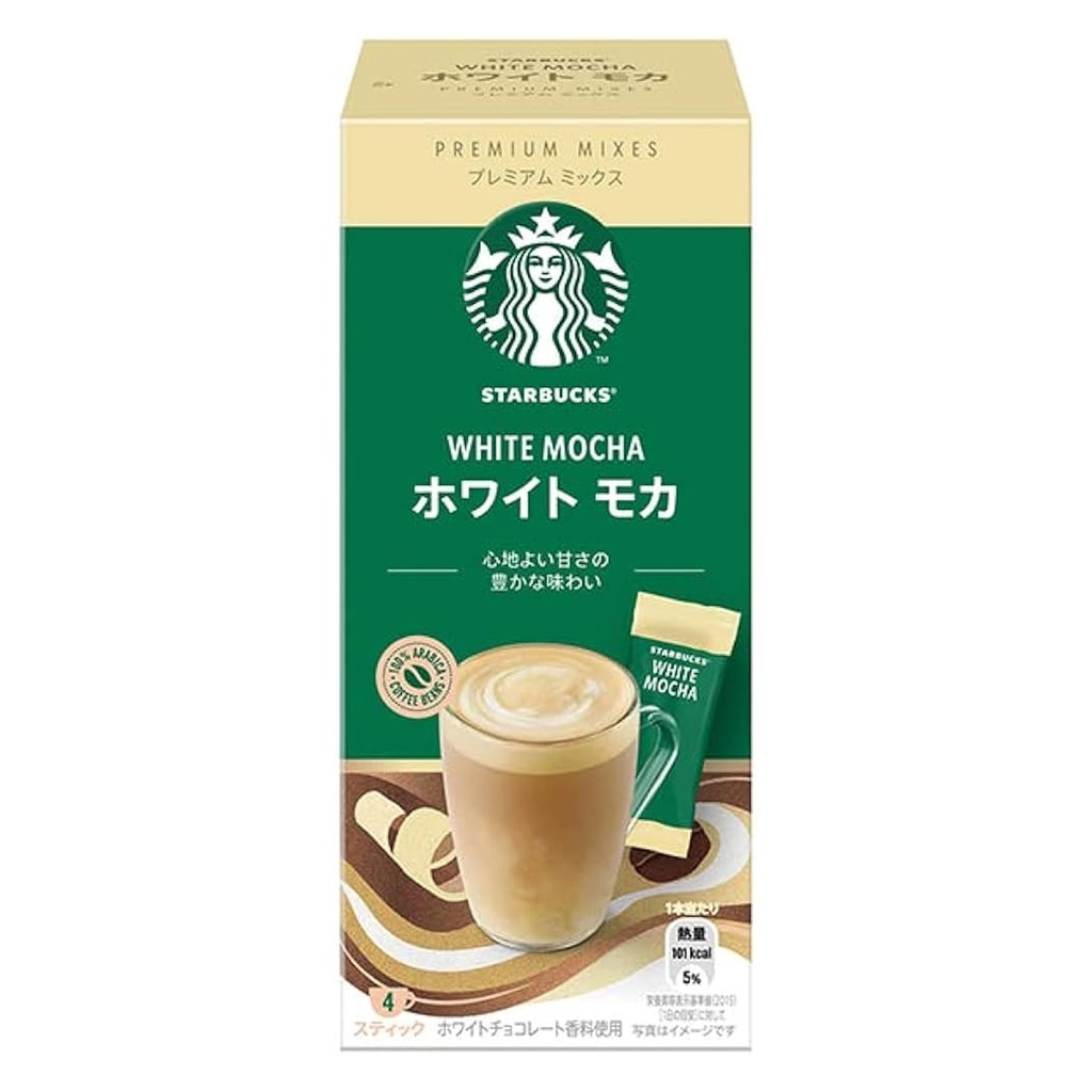Starbucks Premium Mix White Mocha 4 Sticks 88 g