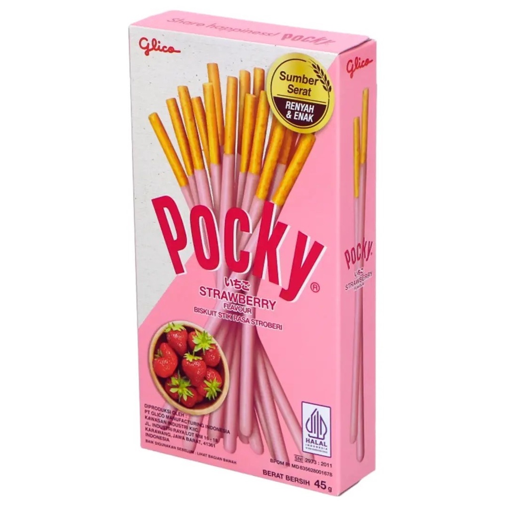 Glico Pocky Strawberry 45 g