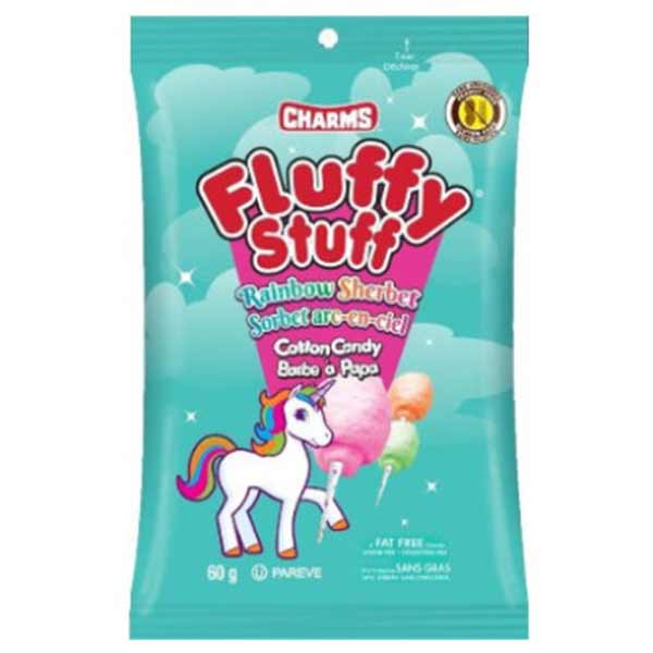 Charms Fluffy Stuff Rainbow Sherbet Cotton Candy 60 g
