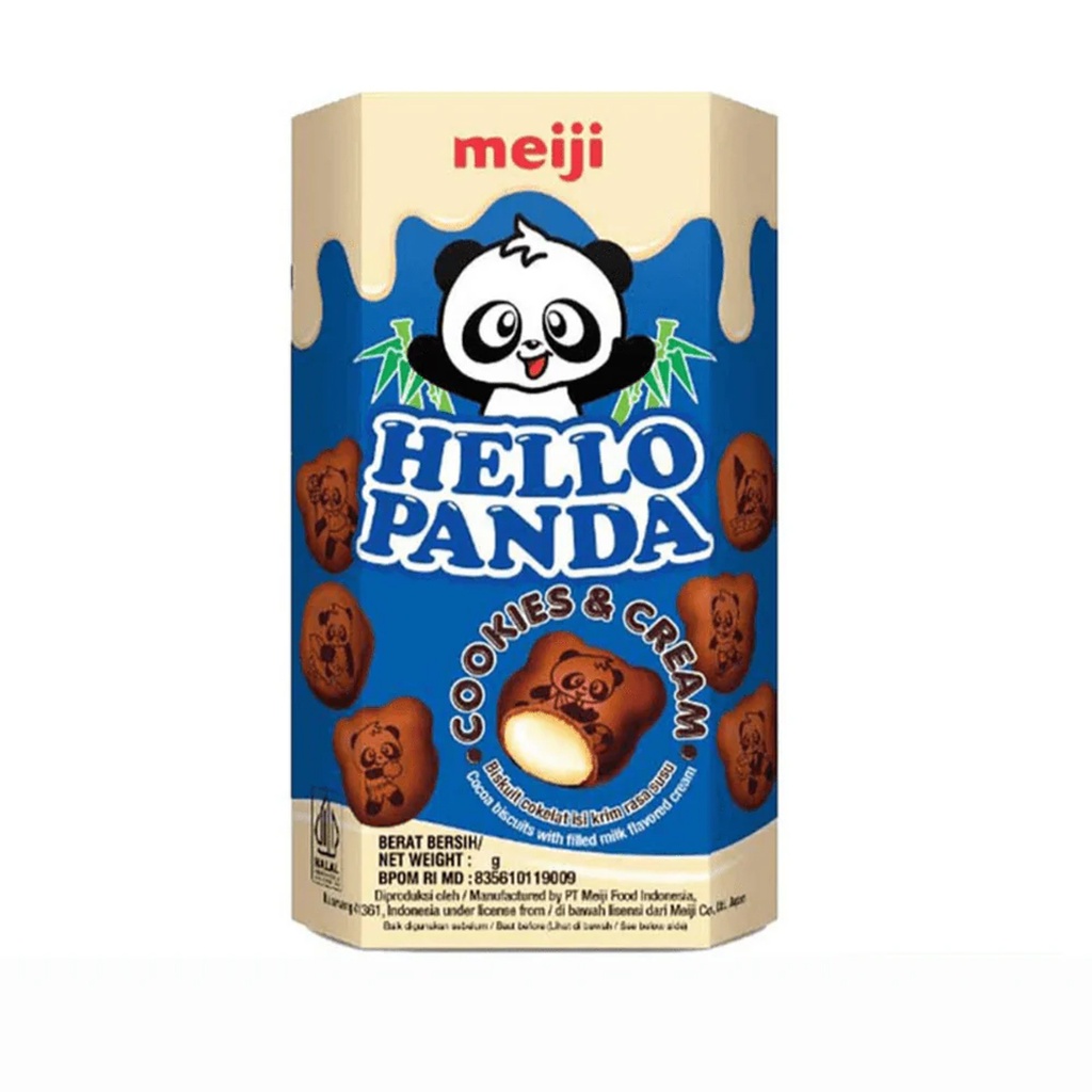 Meiji Hello Panda Cookie and Cream 42 g