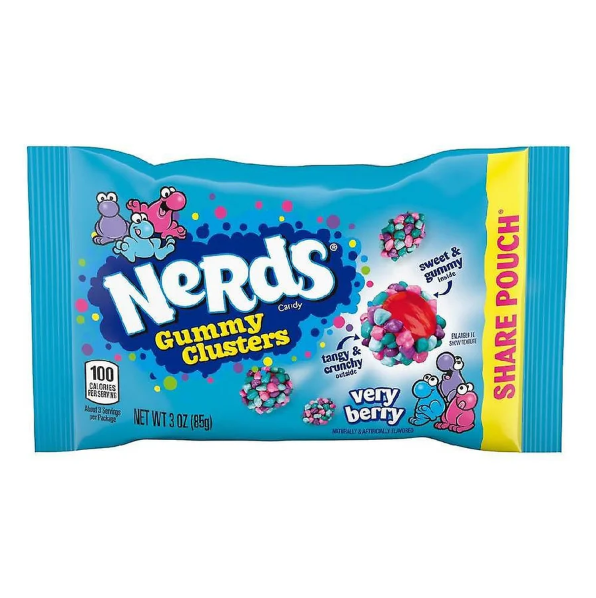 Nerds Gummy Clusters Very Berry 85 g