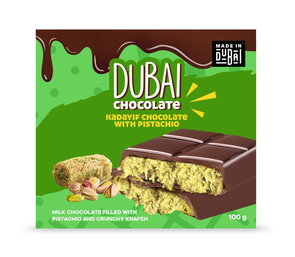 Dubai Chocolate Kadayif with Pistachio 100 g