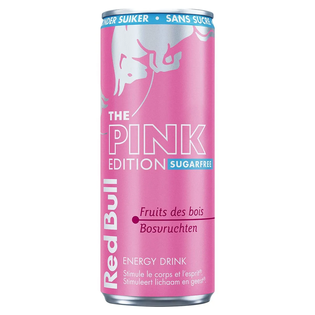Red Bull Pink Edition Fruits des Bois Sugarfree 250 ml