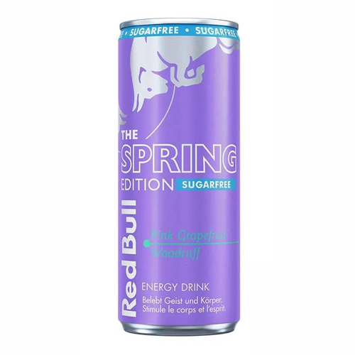 Red Bull Woodruff Pink Grapefruit Sugarfree 250 ml