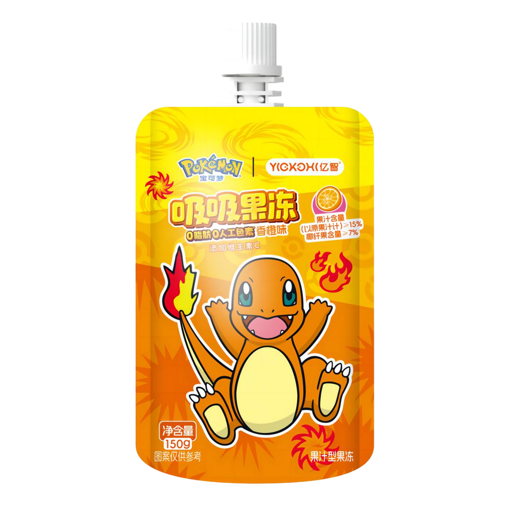 Pokemon inhales Jelly Orange Flavor 150 g