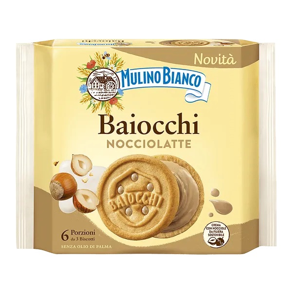 Mulino Bianco Baiocchi Nocciolatte 168 g