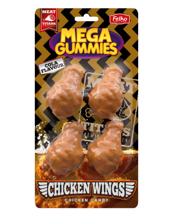 Mega Gummies Chicken Wings 120 gr