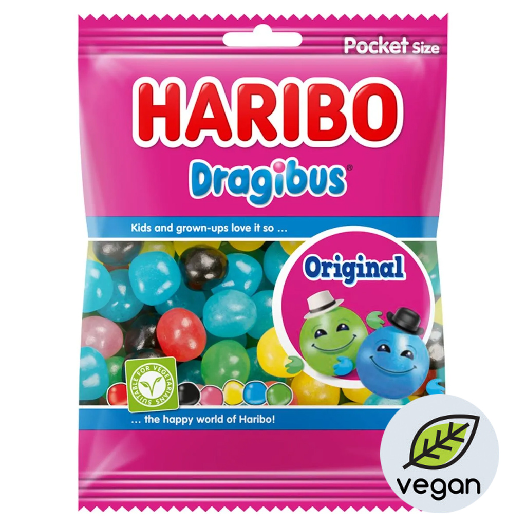 Haribo Dragibus Pocket Vegan 80 g