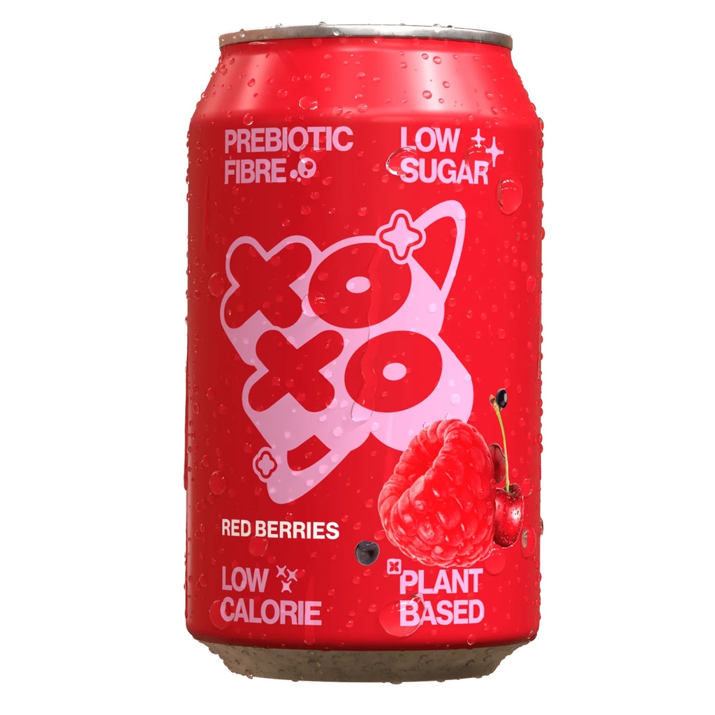 Xoxo Soda Red Berries 330 ml