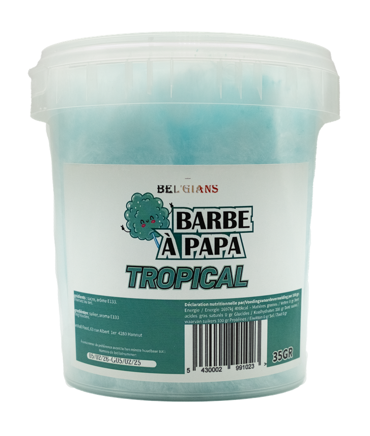 Barbe à Papa Bel'Gians Tropical 35 g