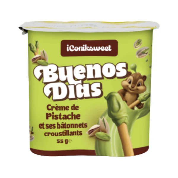 Buenos Dias Pistachio Cream Sticks 55 g