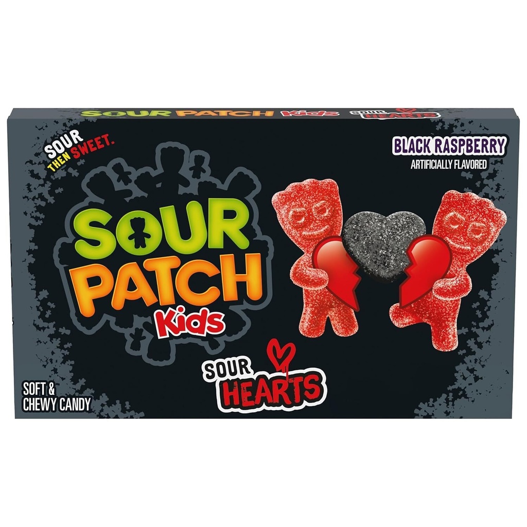 Sour Patch Kids Black Raspberry Sour Hearts 87 g