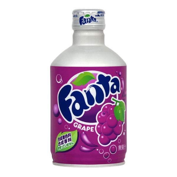 Fanta Grape Metal Bottle 300ml