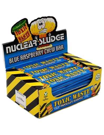 [504258] Toxic Waste Blue Raspberry Chew Bar 20 g