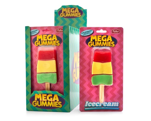 [SS000056] Mega Gummies Ice Cream 120 g