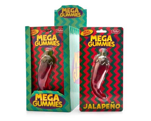 [SS000099] Mega Gummies Jalapeno Pepper 120 g