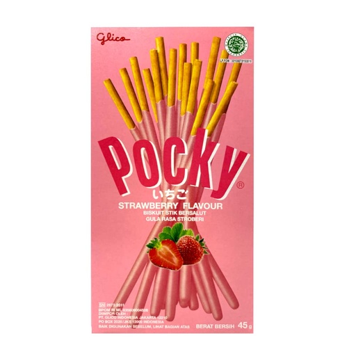 [SS000140] Glico Pocky Strawberry 45 g