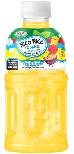 [SS000944] Nico Nico Tropical Mix Fruit Nata De Coco 320 ml