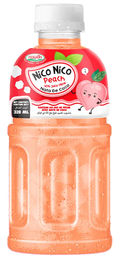 [SS000946] Nico Nico Peach Nata De Coco 320 ml