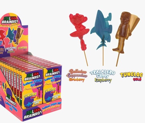 [SS002178] Italian Brainrot Lollipop Candy Pop 25 g
