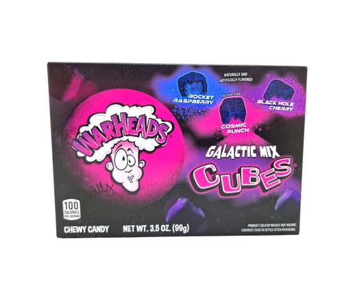 [503619] Warheads Galactic Cubes Theater Box 99 g