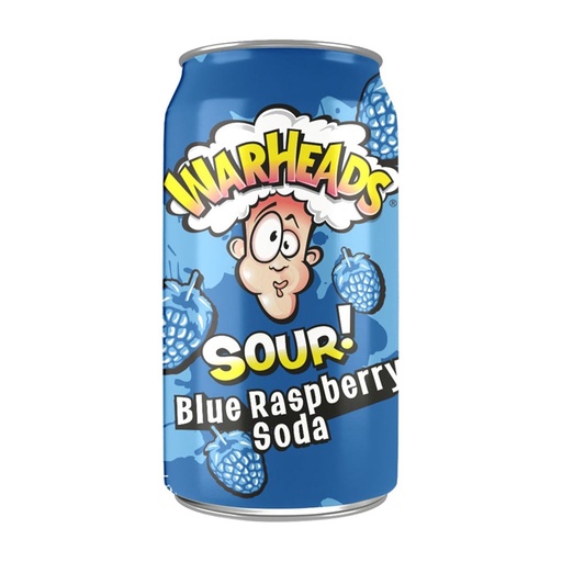 [002858] Warheads Sour Soda Blue Raspberry 355 ml